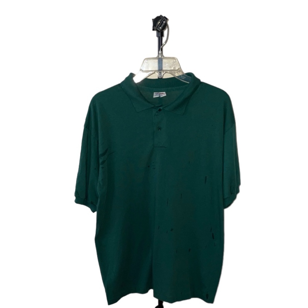 Men’s Anvil Green Polo